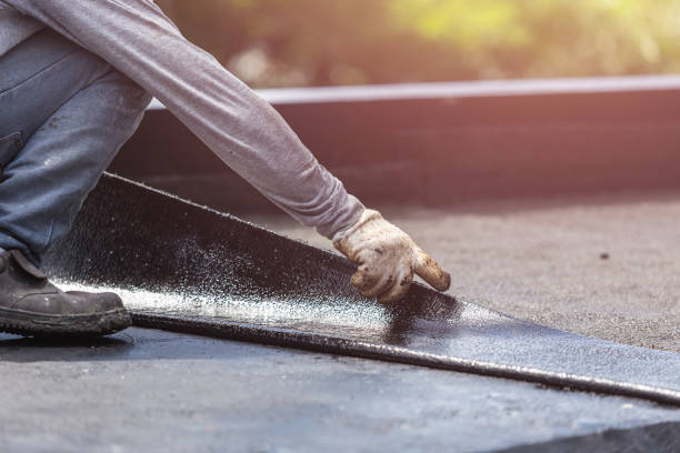 Professional Waterproofing technician working in Miamiville, OH